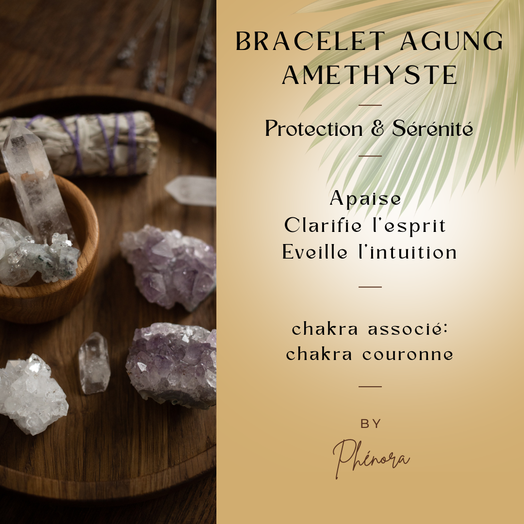 Bracelet Agung - Améthyste