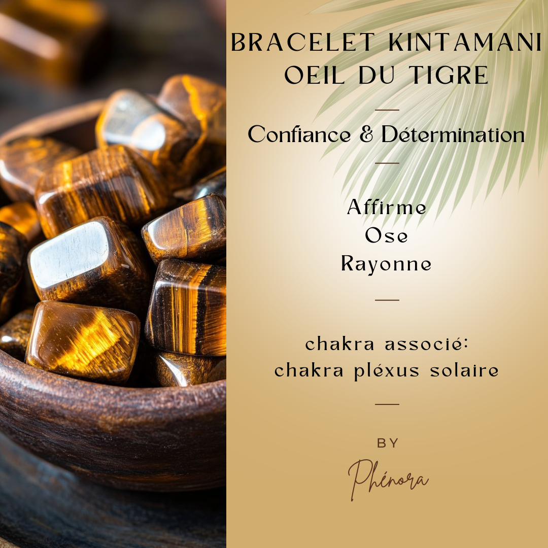 Bracelet Kintamani - Œil du Tigre